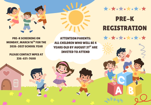 MPES Pre-K screening for 2026-2027 School Year