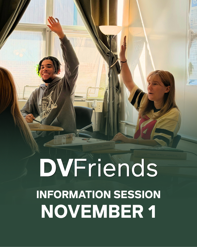 DVFriends Information Session November 1st