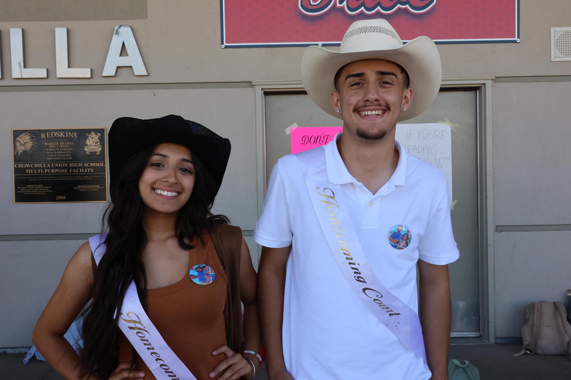 students dressed in western wear