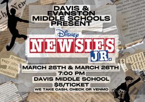 Newsies Jr.  March 25 & 26th