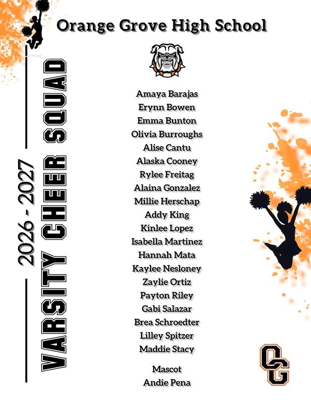2026-2027 OGHS Varsity Cheer Squad Featured Photo