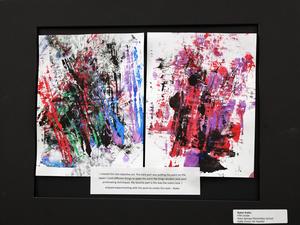 Student artwork on display