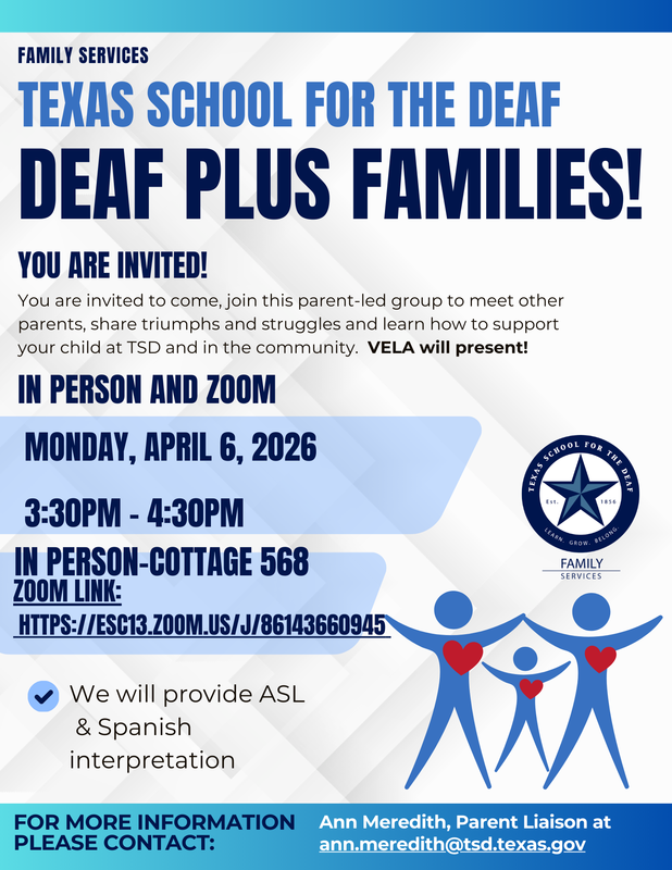 Deaf Plus Families, You are Invited!