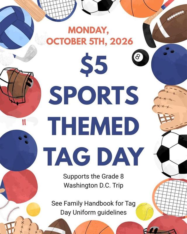 $5 Sports Themed Tag Day