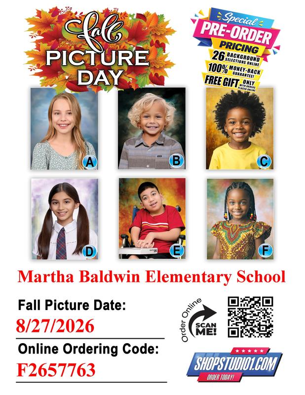 Fall Picture Day - Thursday, August 27, 2026 Featured Photo