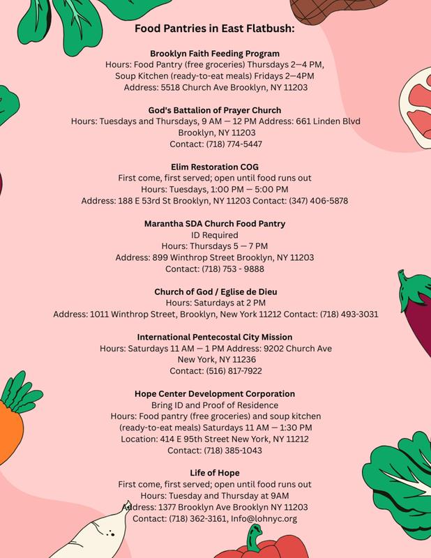 Community Notice: Food Pantries Available in East Flatbush Featured Photo