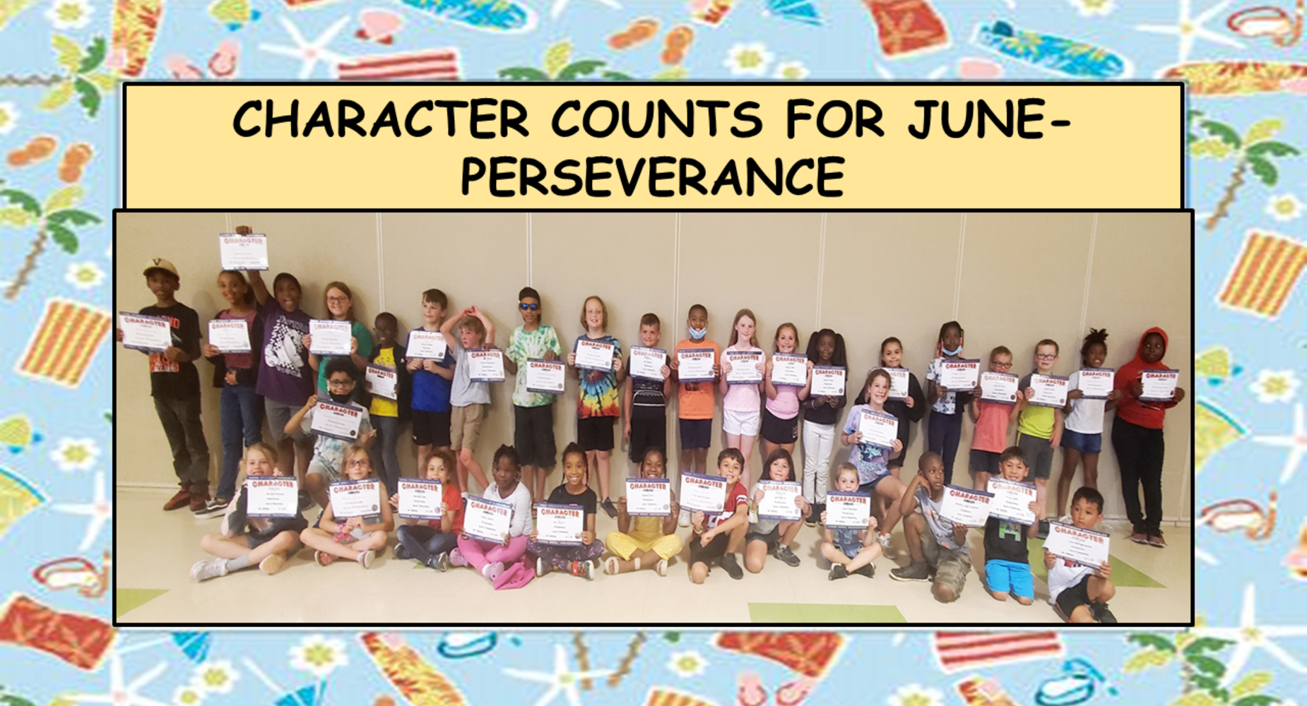 June Character Counts-Perseverance
