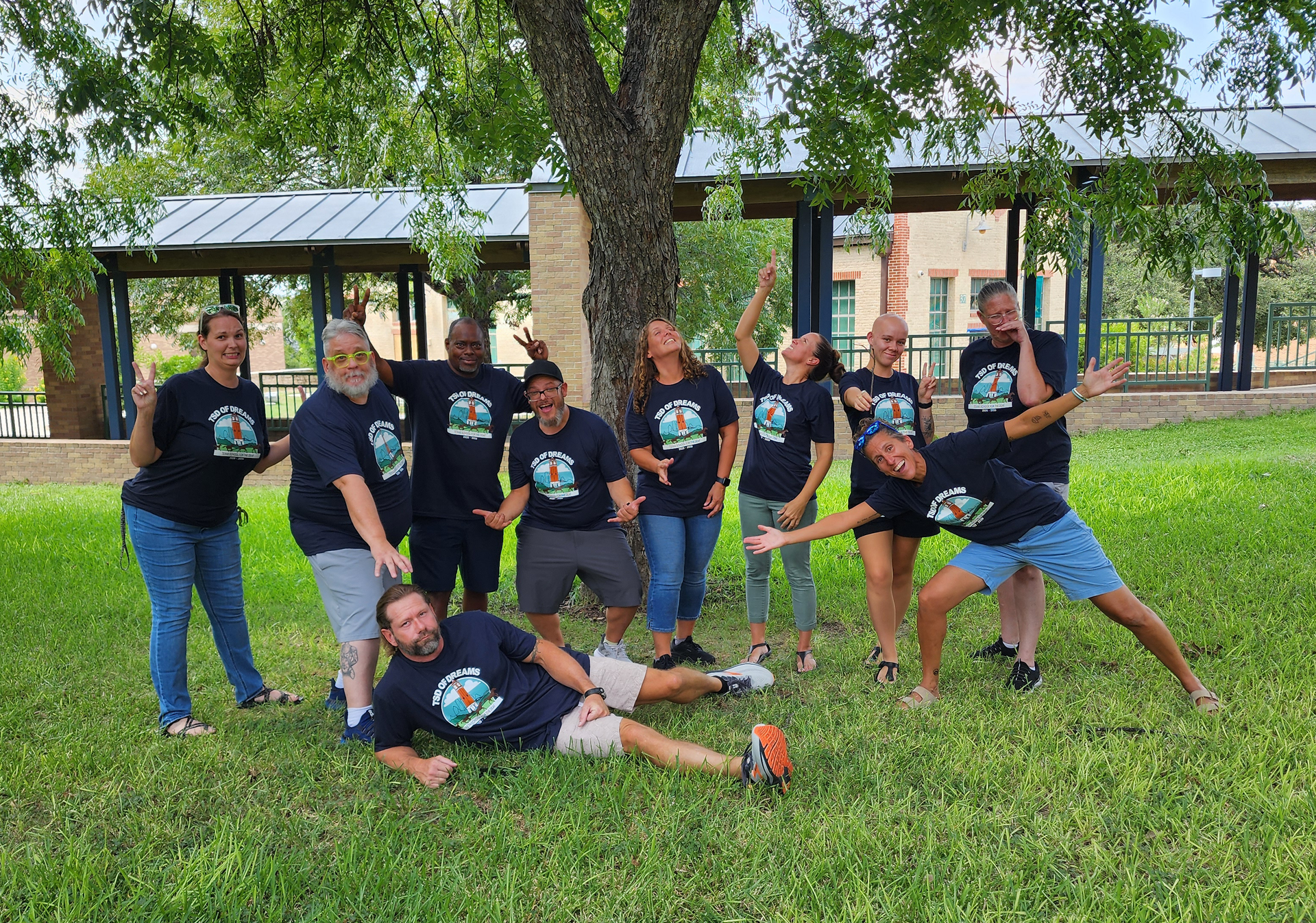 Middle School Team Silly Picture