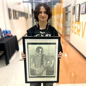 Bella Arosi PHS art student from Art Show