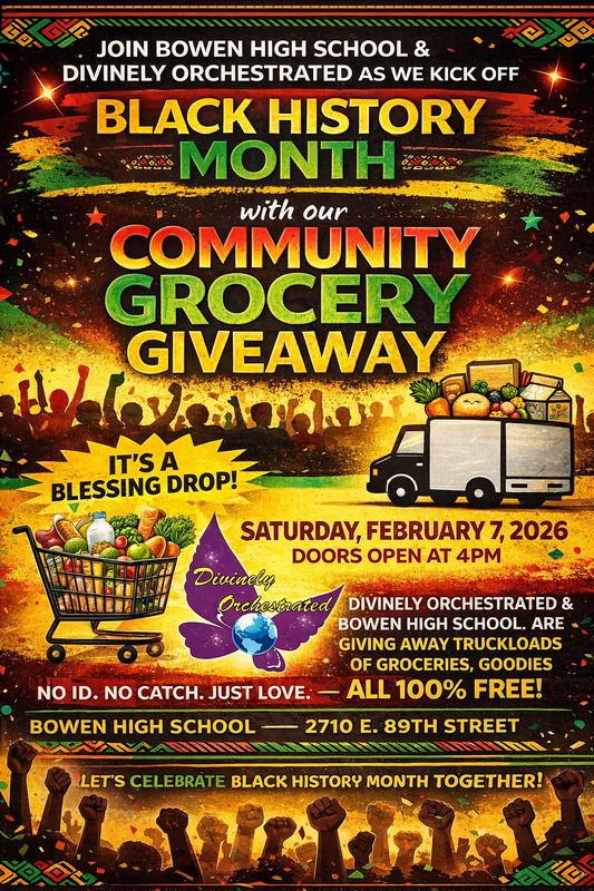 Bowen High School & Divinely Orchestrated Grocery Giveaway