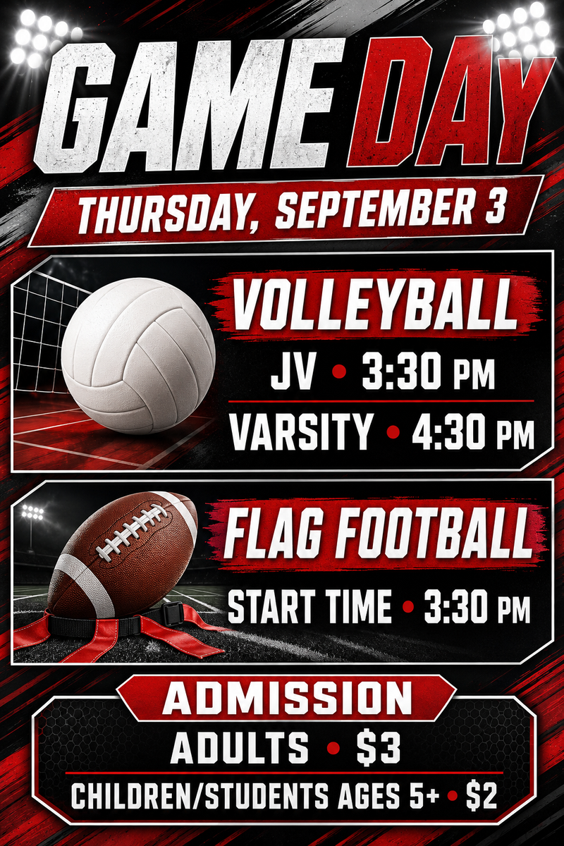 Sutte Game Day Flyer