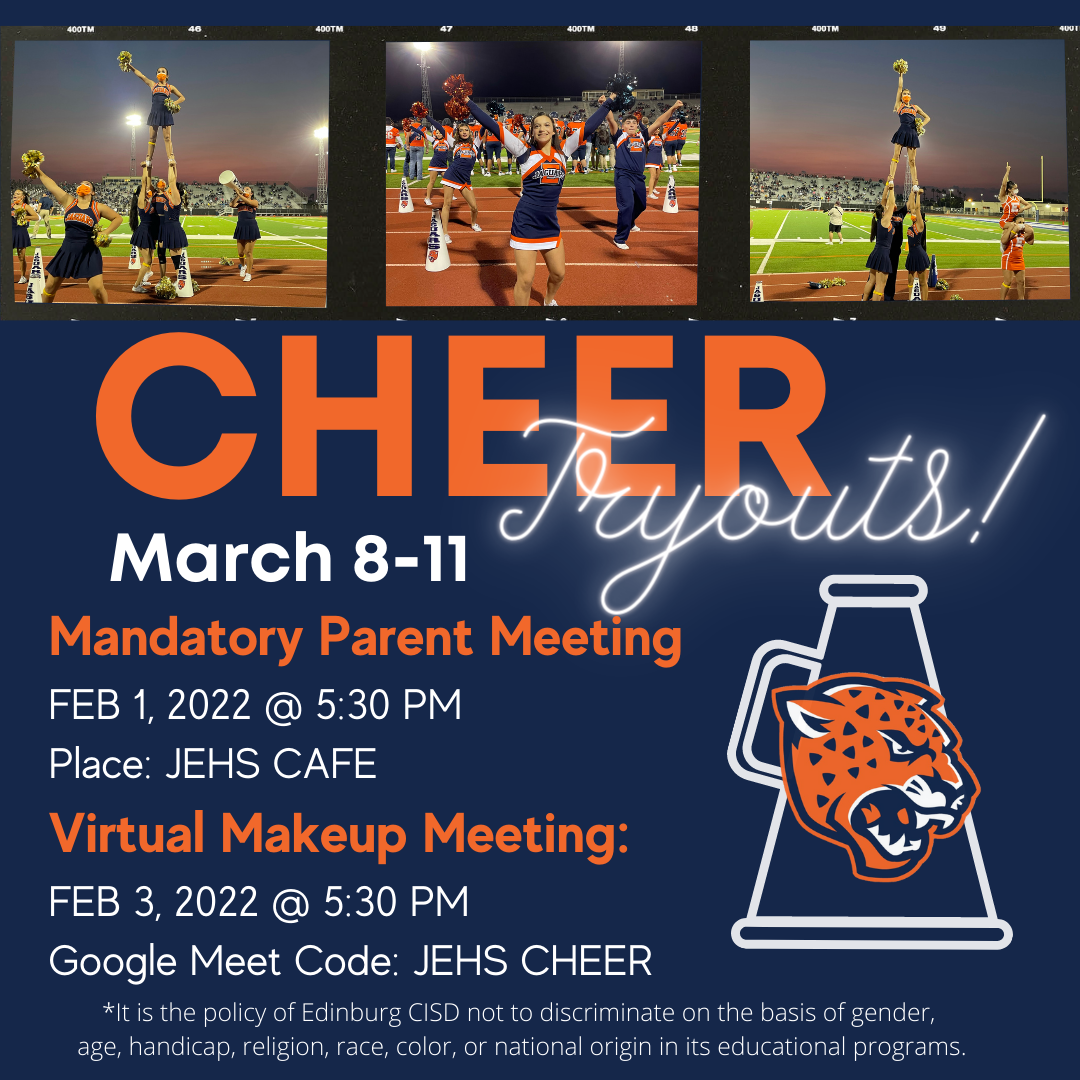 Cheer Posters Tryouts