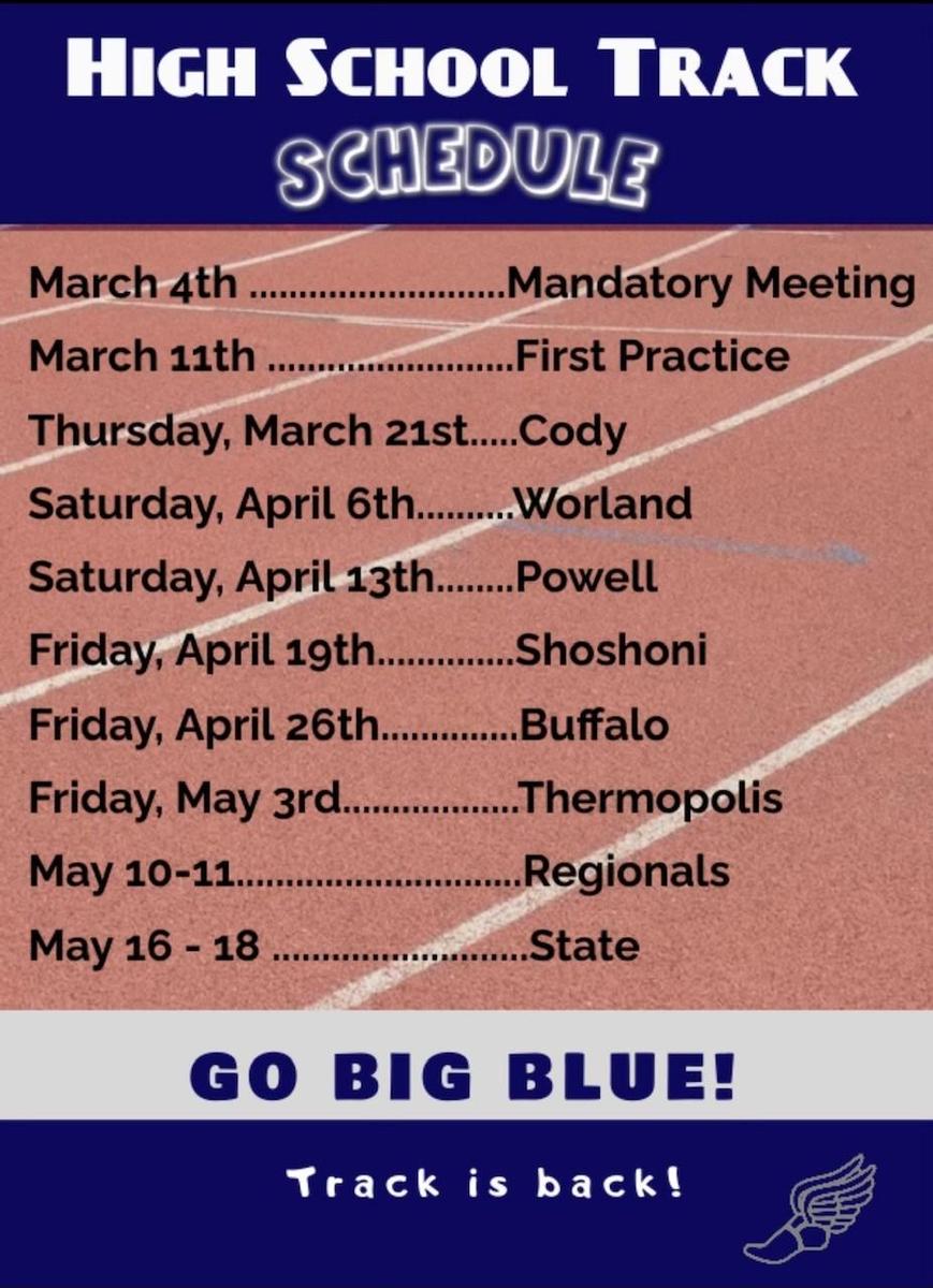 HS Track Schedule