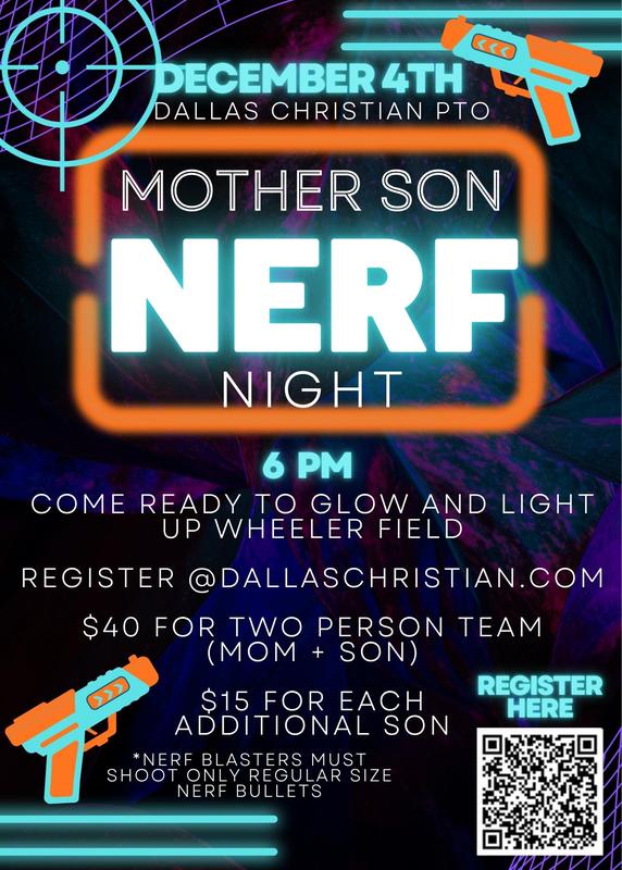 Mother/Son Nerf Night - Friday, Dec. 4