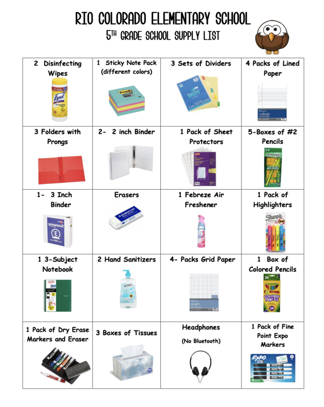 Supply List