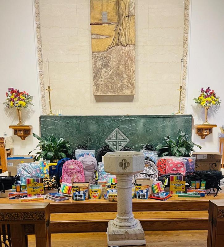 Donated School Supplies