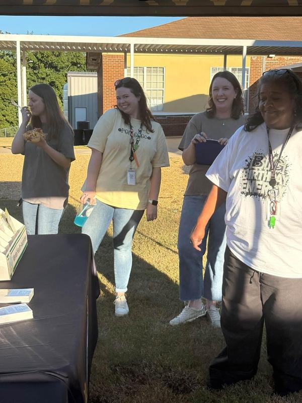 Teachers having fun