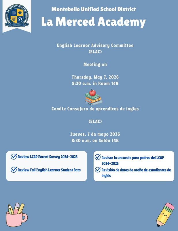 English Learner Meeting Flyer