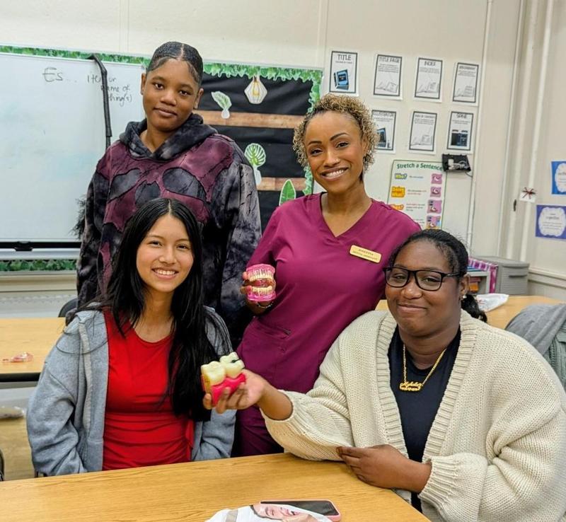 Champion Student learn about careers in dental field