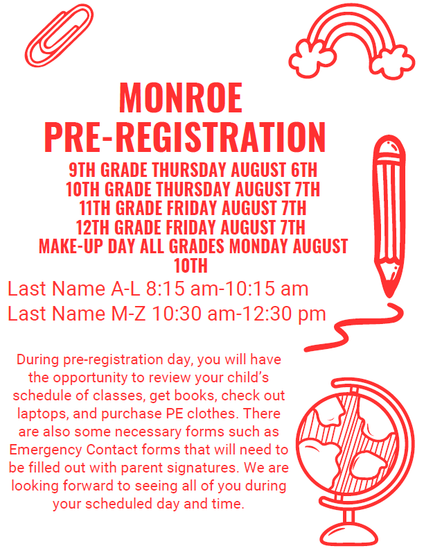 flyer with dates