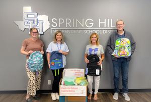 School Supplies Donated To Spring Hill