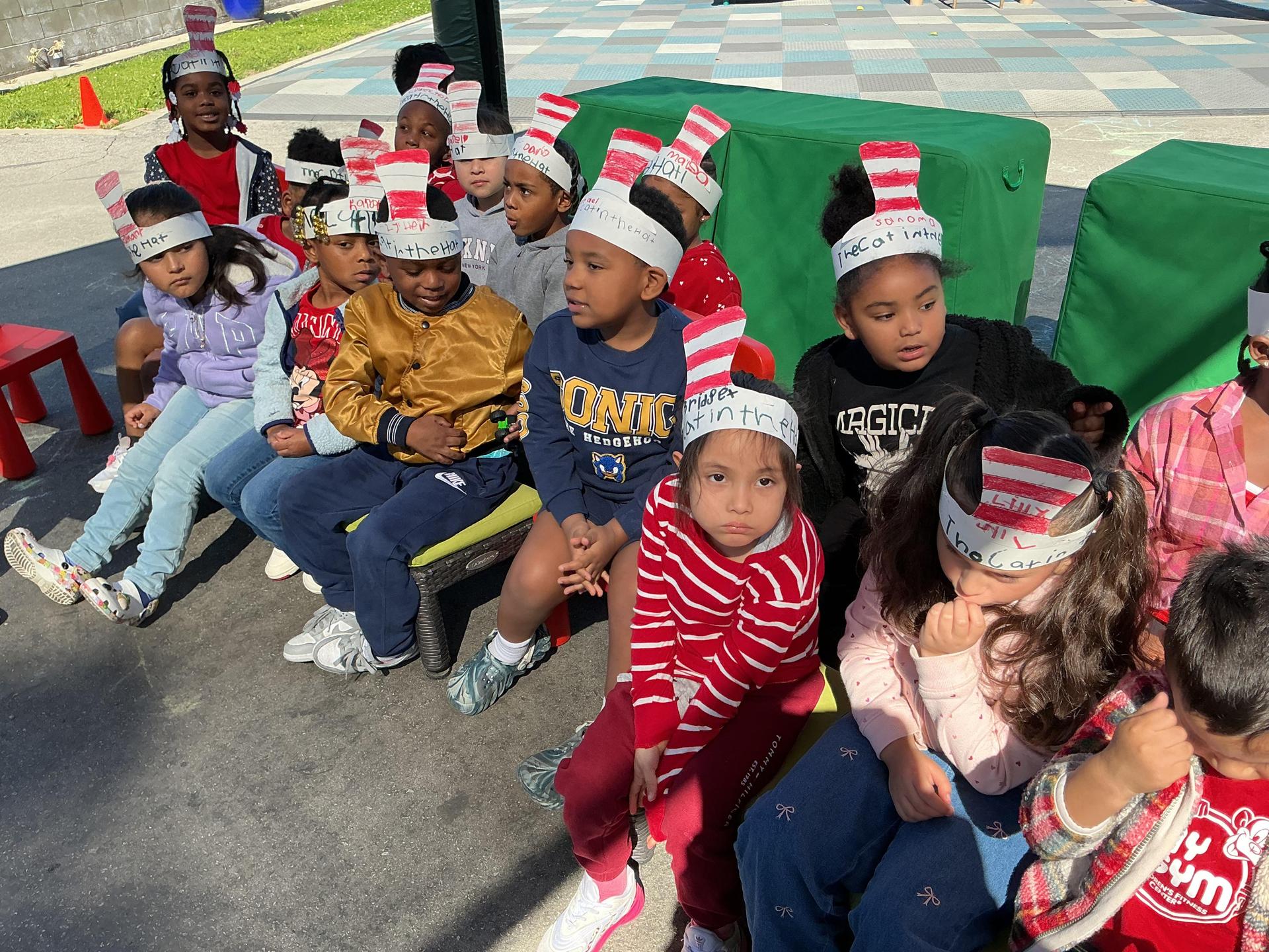 kids watching assembly