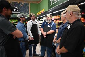 Pike County Sheriff Bryant “Wally” Jones and Chief Deputy Damian Gatlin recently stopped by McComb Corner Market to recognize Mr. James Rushing for an incredible milestone—25 years with the company