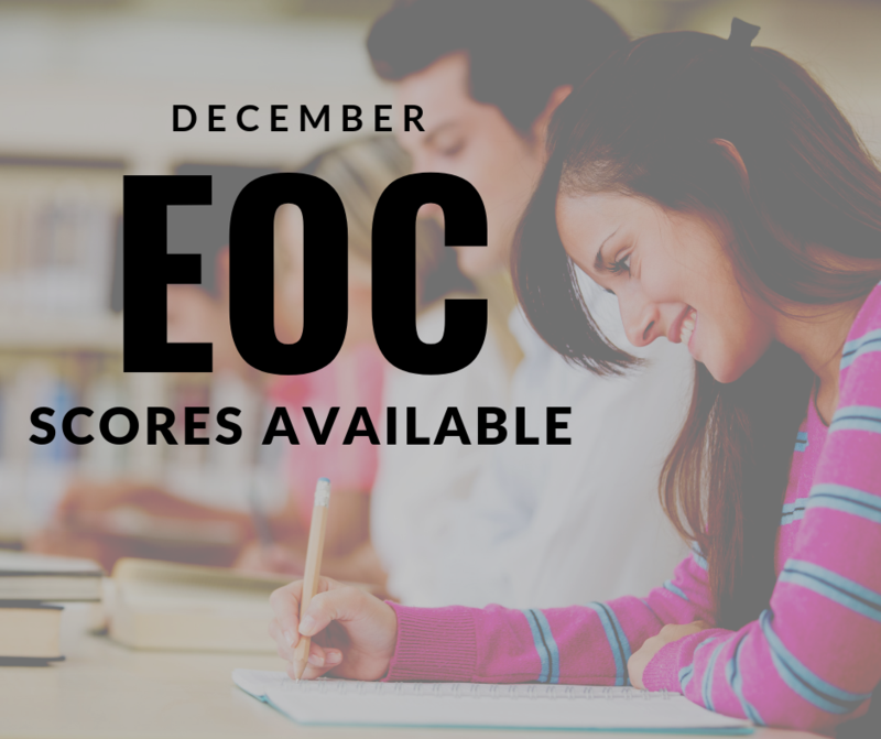 December EOC Scores Featured Photo