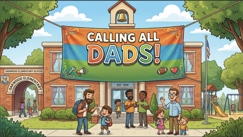 Cartoon of fathers