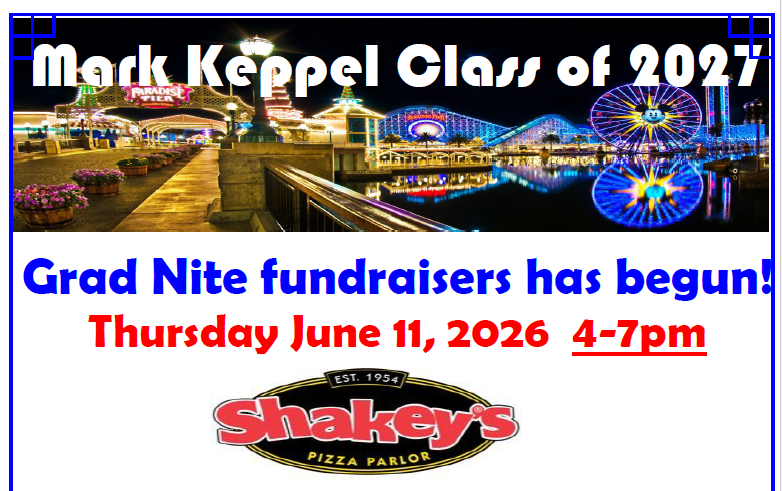 June 11: PTSA Summer Fundraiser Shakey's Featured Photo