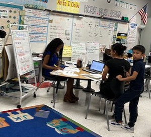 Parent-Teacher Conferences at RES - A Record-Breaking Number of Parents & Students Attended the Conferences