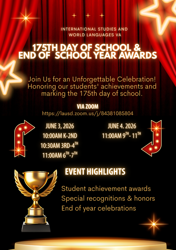 Stage, curtains and awards
