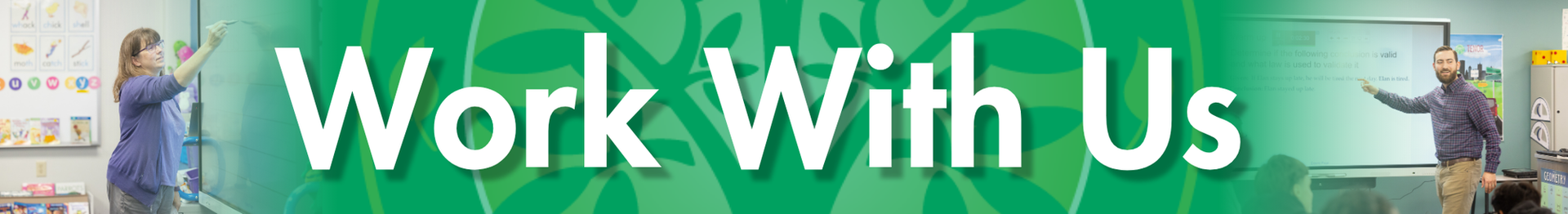 Work With Us Title Heading