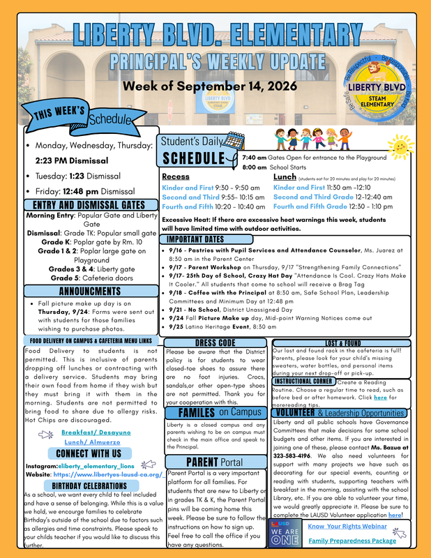 Engish Newsletter
