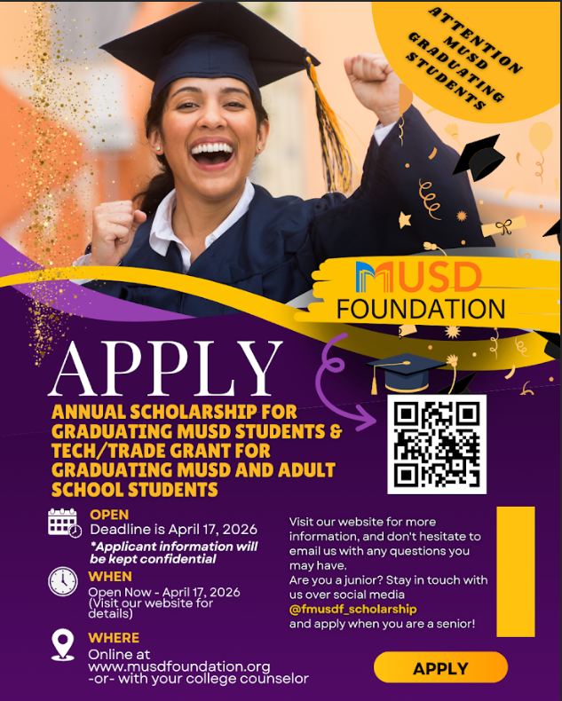MUSD Foundation Scholarships For Graduating Students