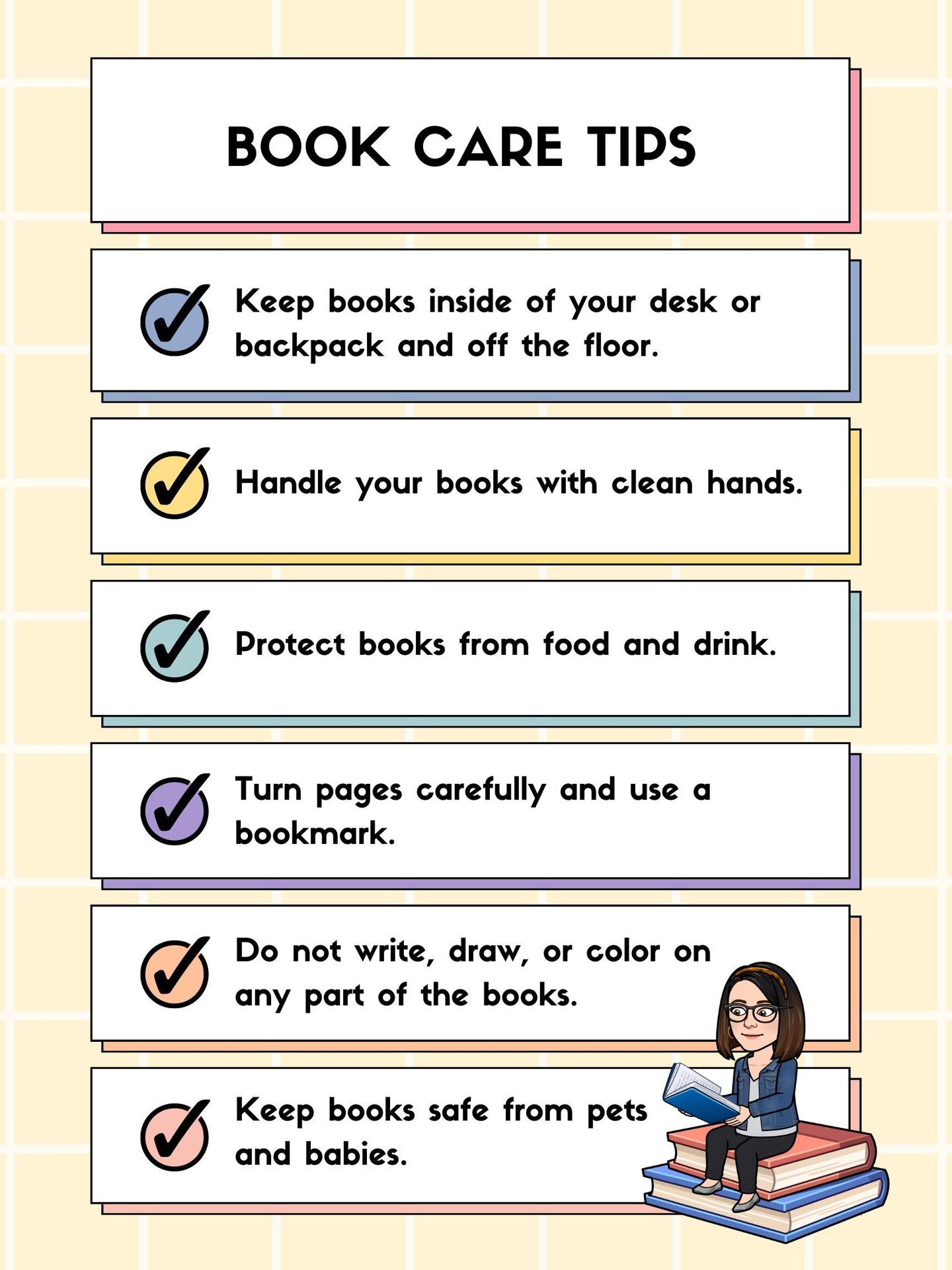 book care tips