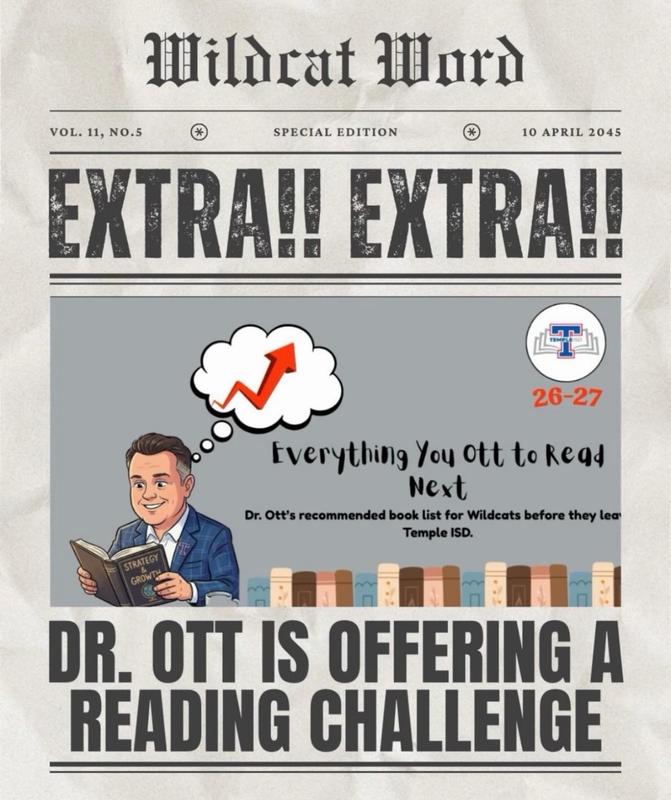Dr. Ott Announces Reading Challenge Featured Photo