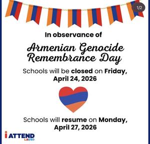 No school on April 24