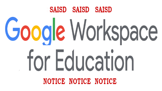 gOOGLE wORKSPACE nOTICE