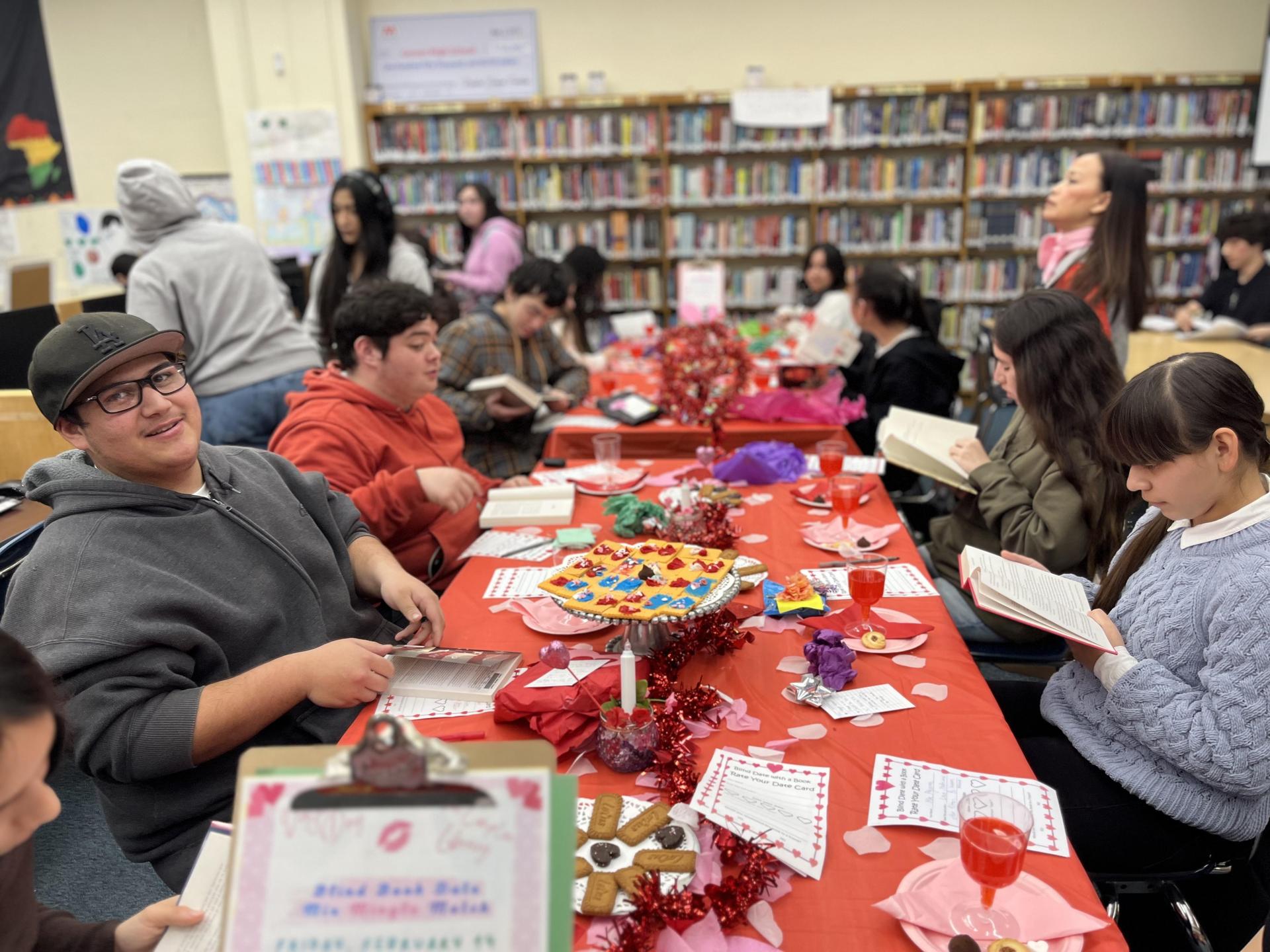 Valentines Blind Book Dating Session
