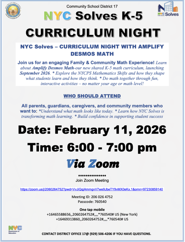 Curriculum Night Featured Photo