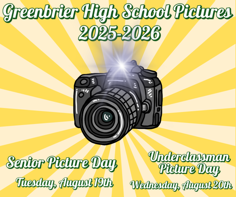 School Picture Days are August 19 and 20