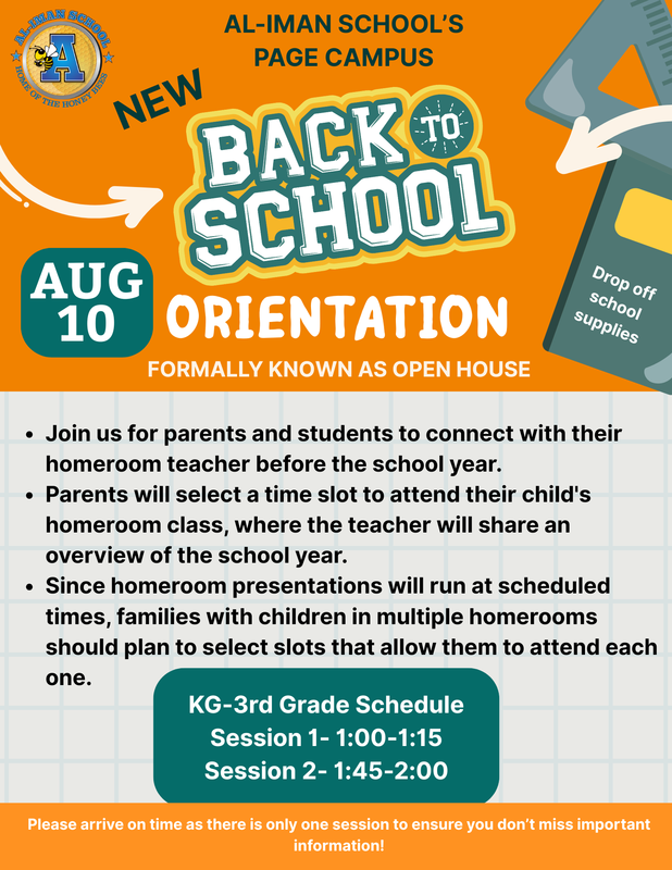 Back to School Orientation (Page) Featured Photo