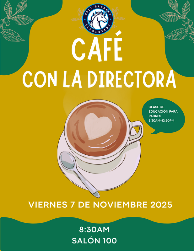 coffee w/the principal