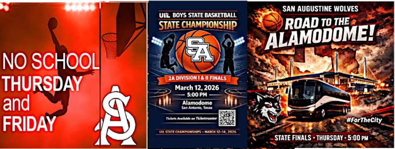 Basketball Info and No School