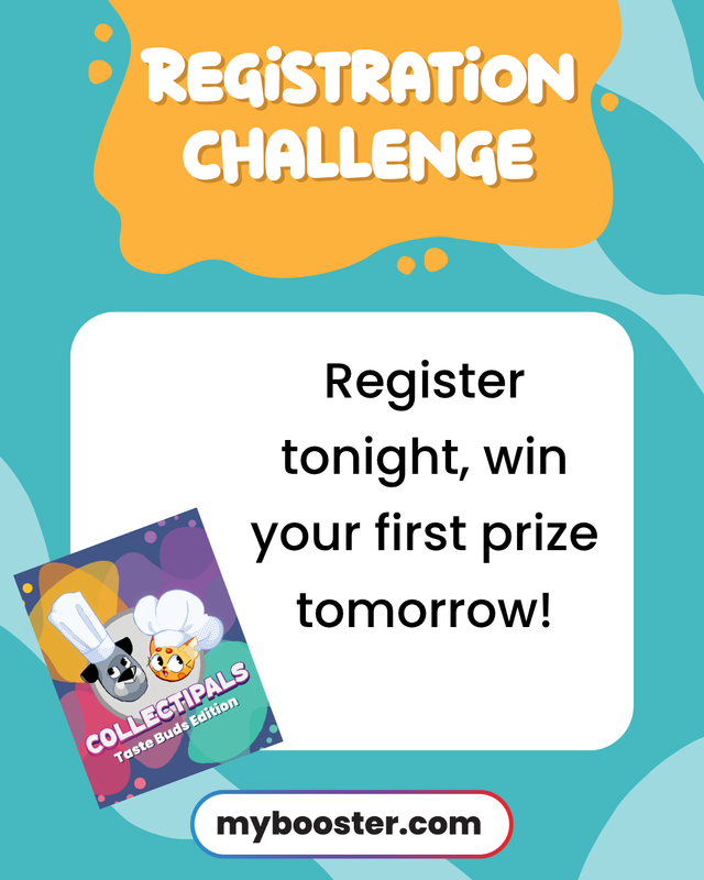 Login tonight for your first prize tomorrow.