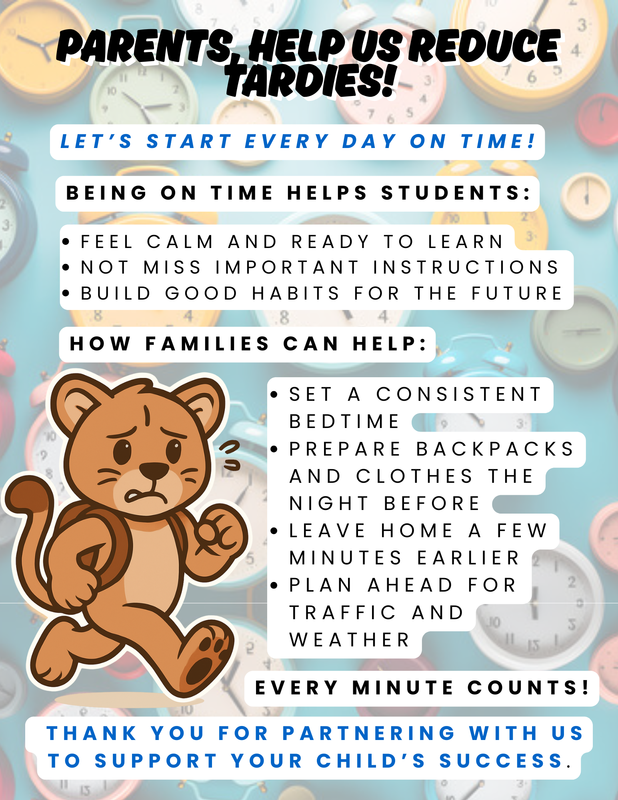 Help us Reduce tardies