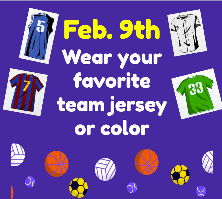 Jersey Day Feb. 9th