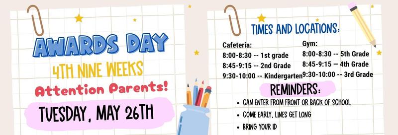 Awards Day Information