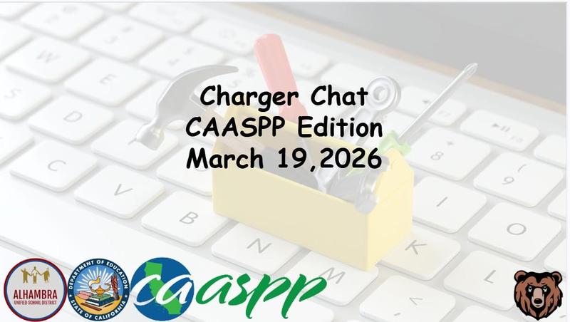 Charger Chat: Thursday, March 19 (State Testing Edition) Featured Photo